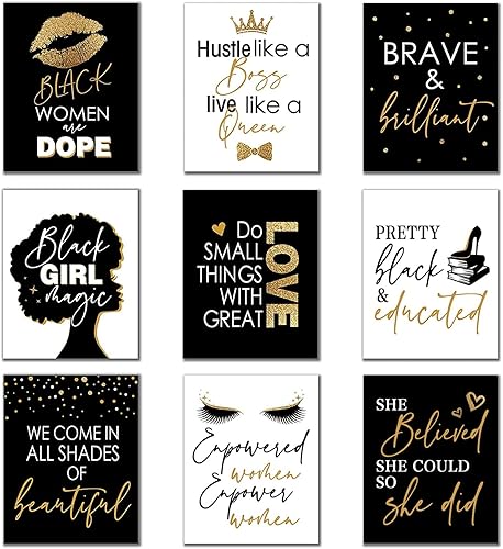 Decoración inspiradora de pared de 8 x 10 pulgadas, decoración de dormitorio de adolescentes y niñas, decoración de maquillaje, pestañas y labios,