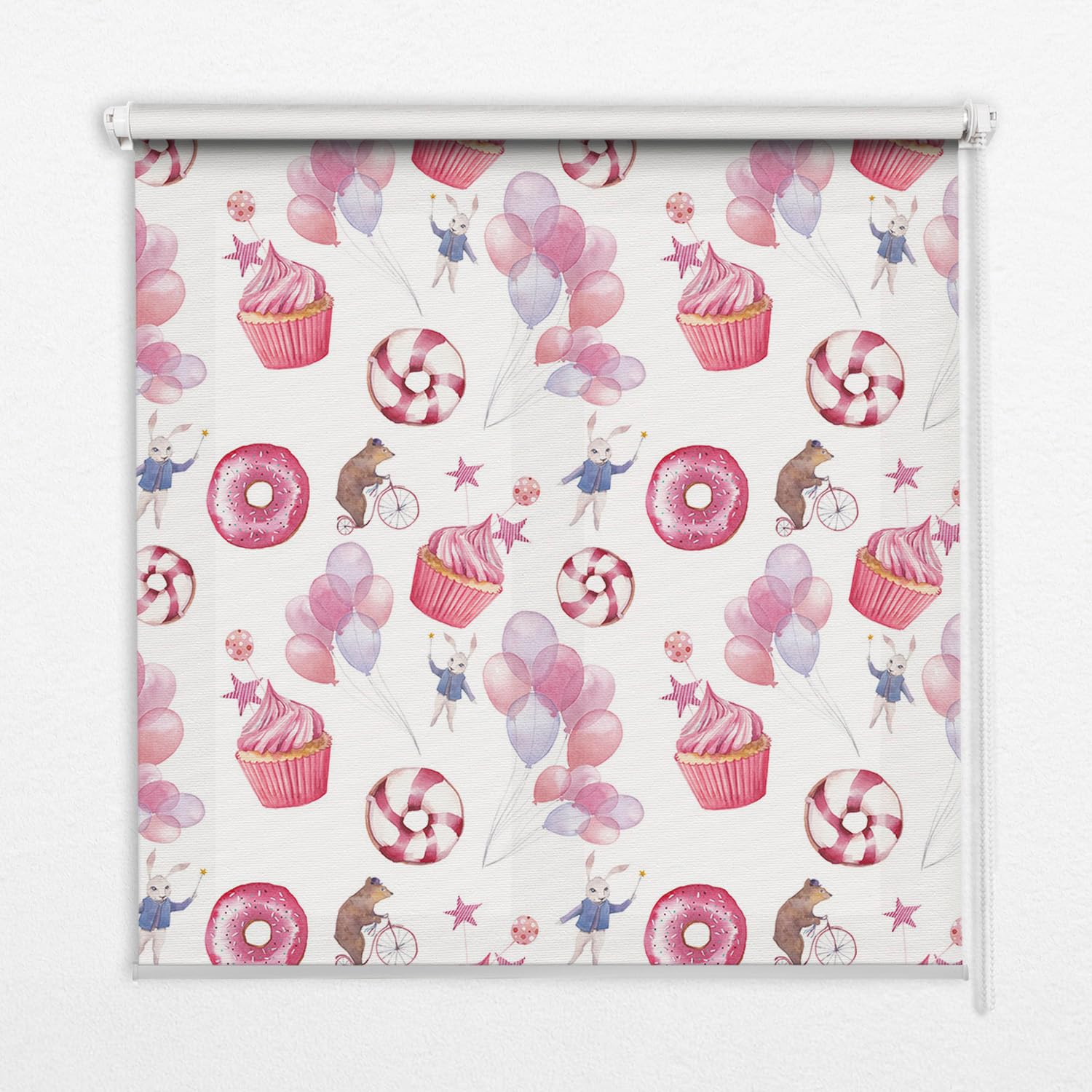 Store Enrouleur Occultante 100x140cm Tulup sans perçage pour chambre d'enfant