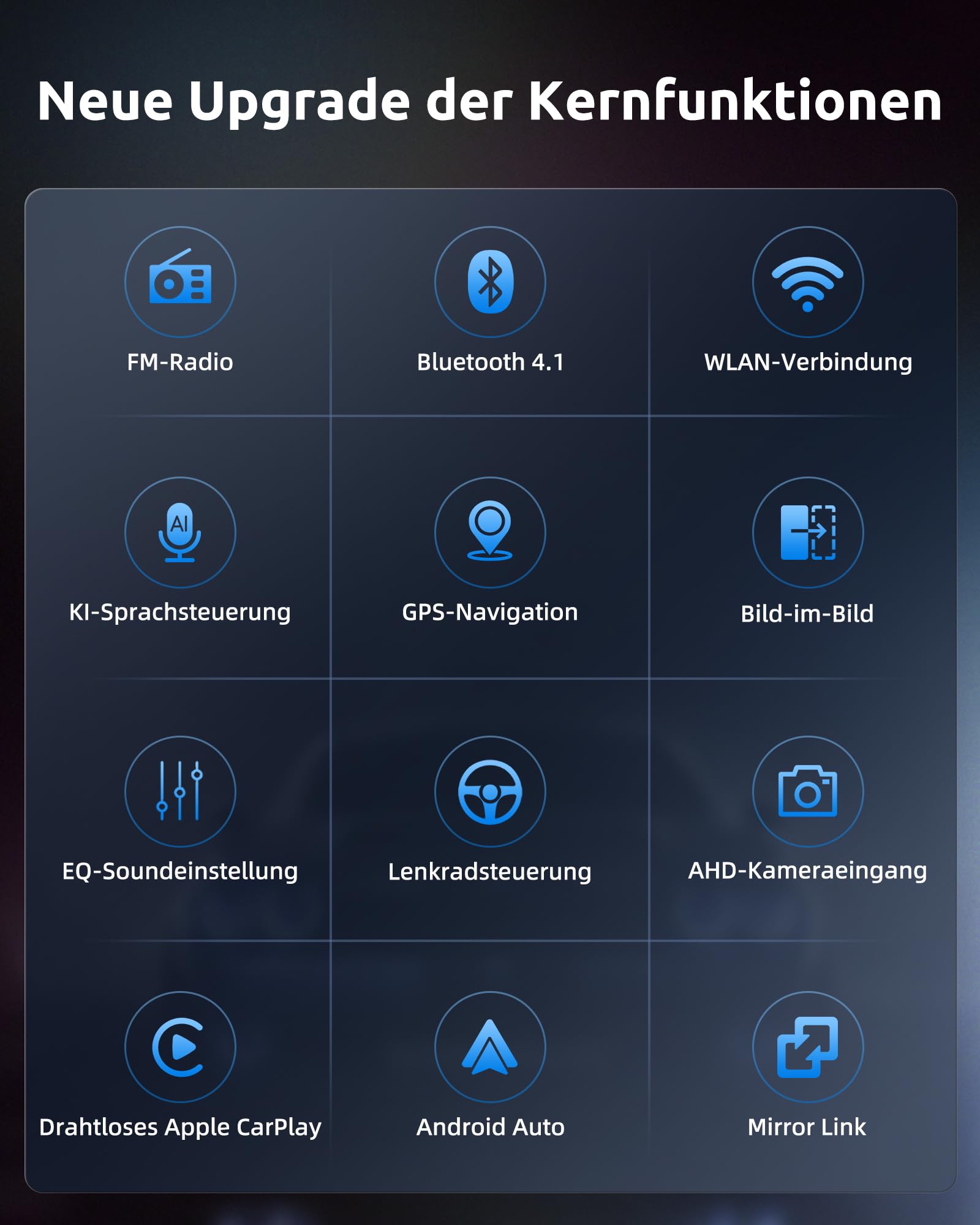 ESSGOO 4+64G Wireless Carplay und Android Auto Autoradio Für Vauxhall Opel Corsa C/D Zafira B Astra G/H Meriva Signum Combo, 7 Zoll Touchscreen Radio mit Bluetooth FM RDS GPS WiFi Silber