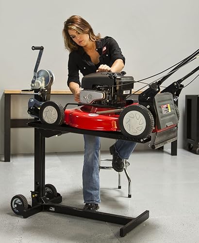 Miniatura 5 de MoJack - Elevador para cortacésped MJ750XT - Capacidad de 750 libras y - Accesorio de banco de trabajo convertible para elevadores EZ MAX, XT o PRO