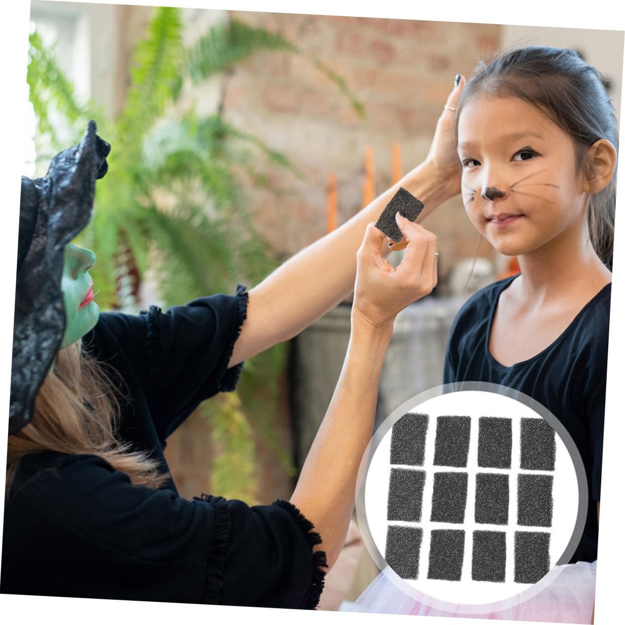 Healeved 160 Stück Teiliges Makeup Schwamm für Halloween Wiederverwendbare Gesichtsschwämme für Beeindruckende Effekte für Zombie und Blutige Looks