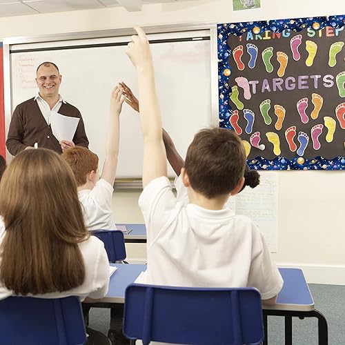 Miniatura 3 de Bordes festoneados de galaxia, espacio exterior, bordes rectos, tablero de anuncios de cielo nocturno, tablero de anuncios para aula, decoración de