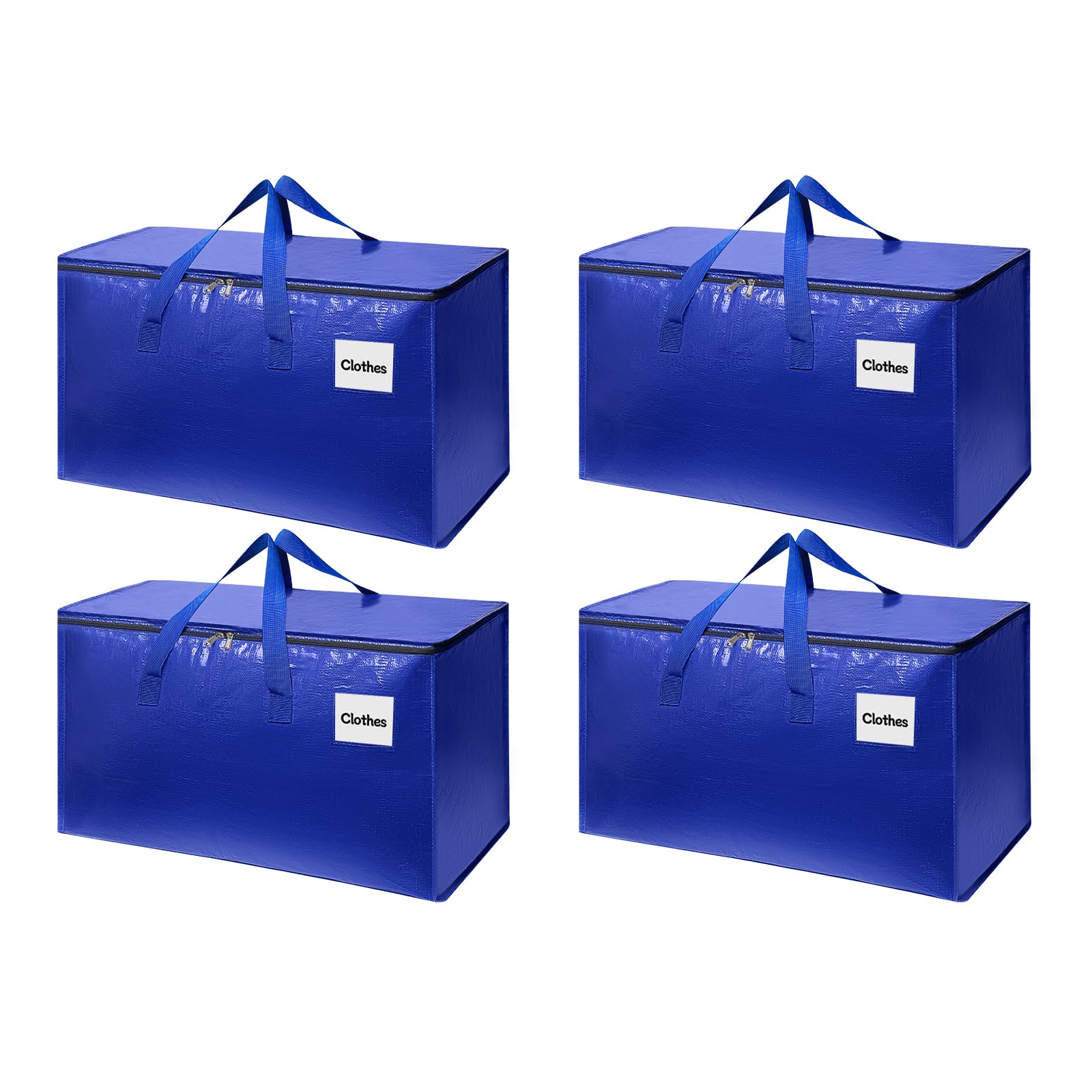 Moving Bags with Zipper - Extra Large Space Saving Totes for Storage Heavy-Duty Tool Bag with Carrying Handles