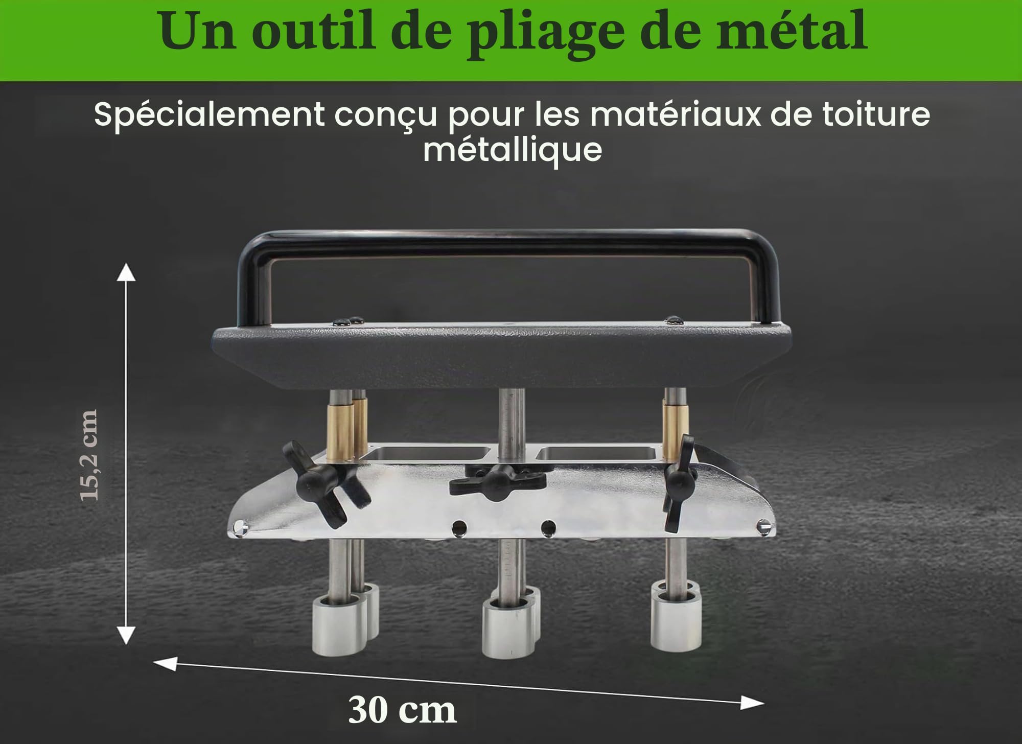 3 Station Roller Bender, 0-90 ° Angle de Flexion Rouleau de Tôle, Feuille de Métal Rouleau Bender pour 1/2 à 5 Pouces (13 à 130mm) de Flexion Matériaux de Toiture en Métal