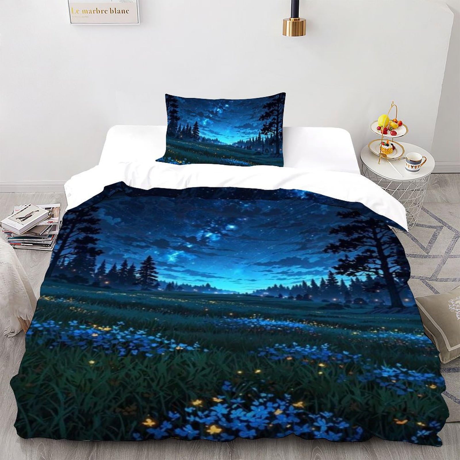Housse de couette microfibre hypoallergénique et douce contre la transpiration