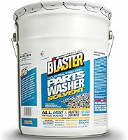 Blaster Parts Washer Solvent 5 Gallon - High Flashpoint 145°F Cleaner, Removes Oil Grease Grime, No Residue on Metals Plastics Painted Surfaces