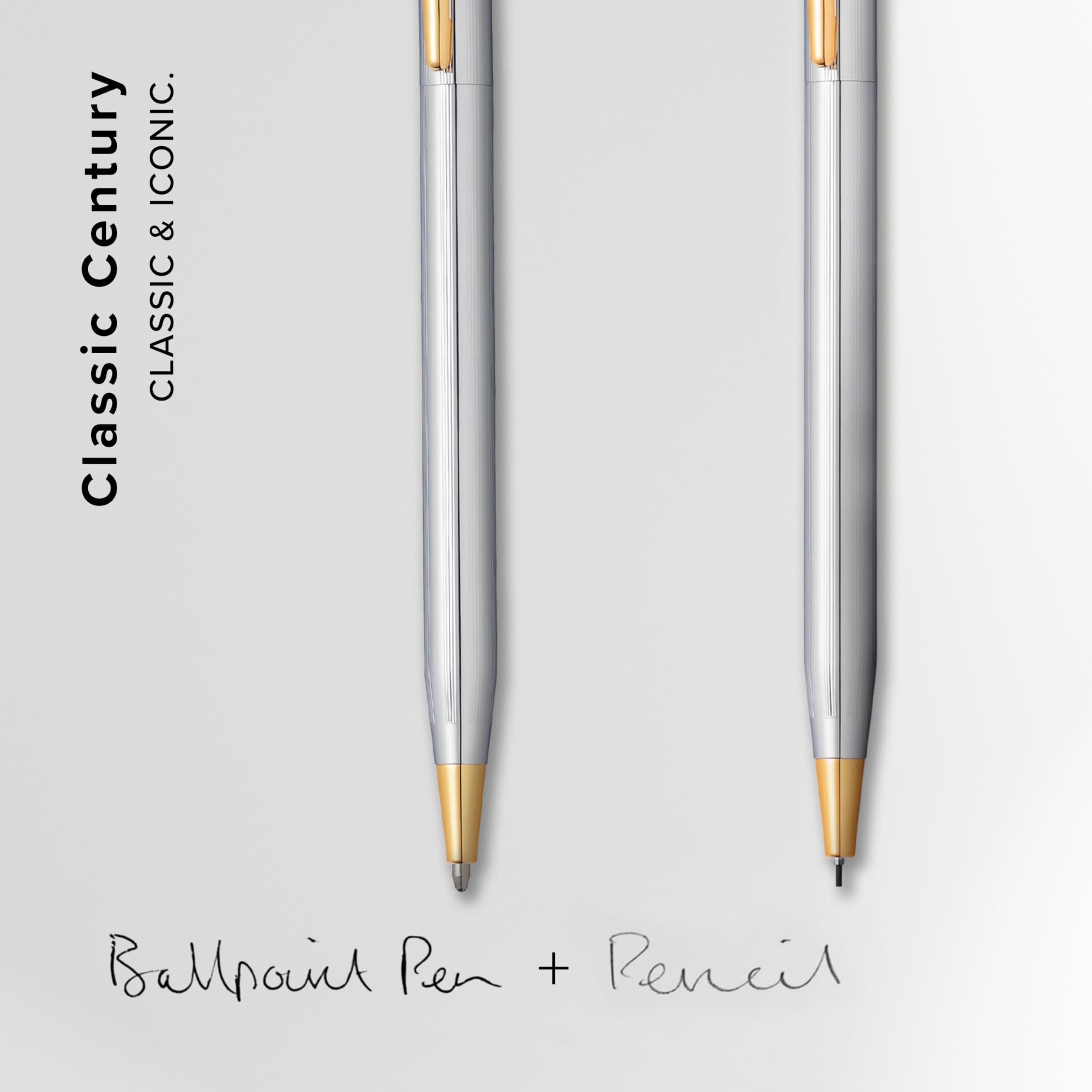 Cross Classic Century Refillable Pen Pencil Gift Set Presented in a Luxury Gift Box - Medium Point Black — view 5