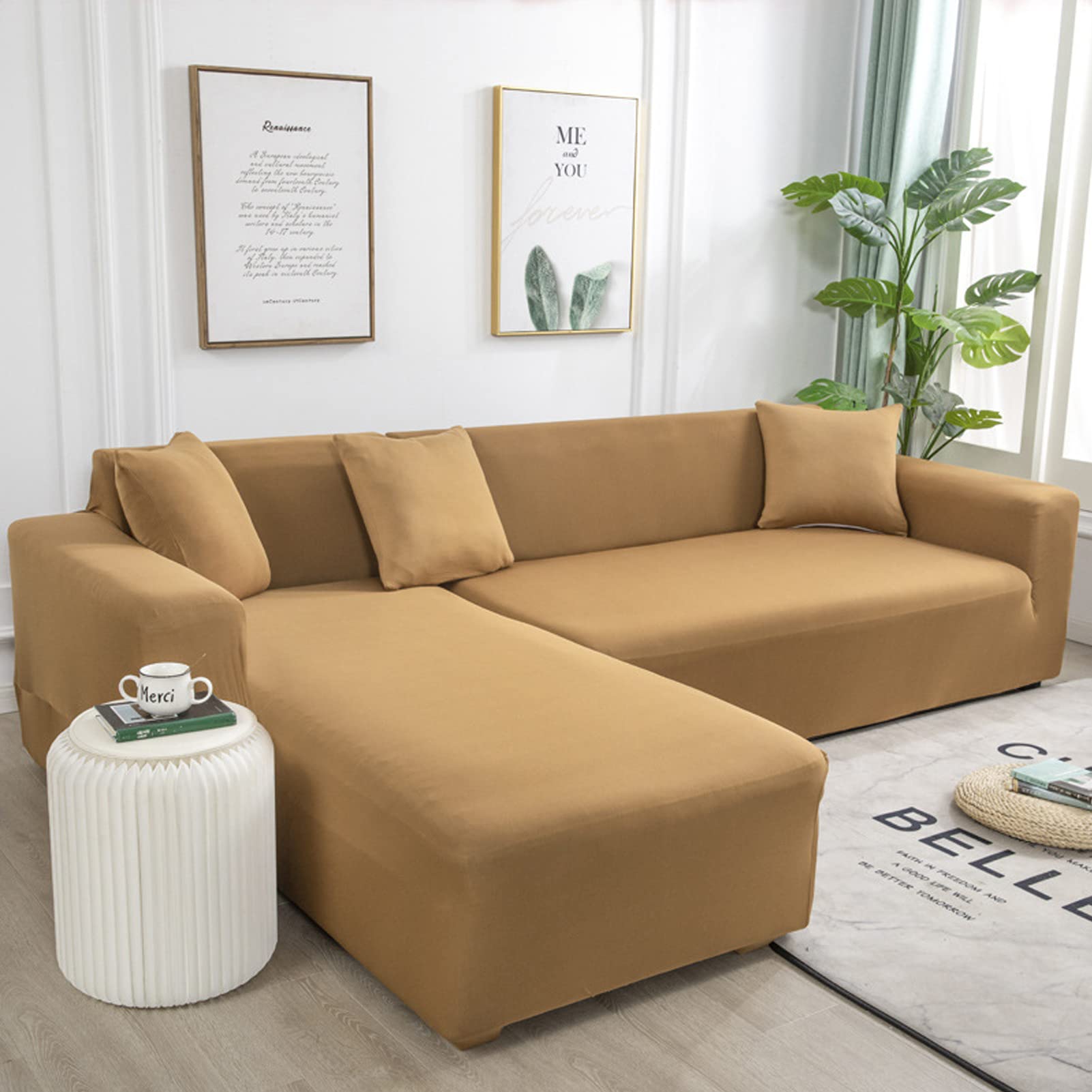 Housse de canapé élastique durable de qualité supérieure pour fauteuil extensible 90-140 cm