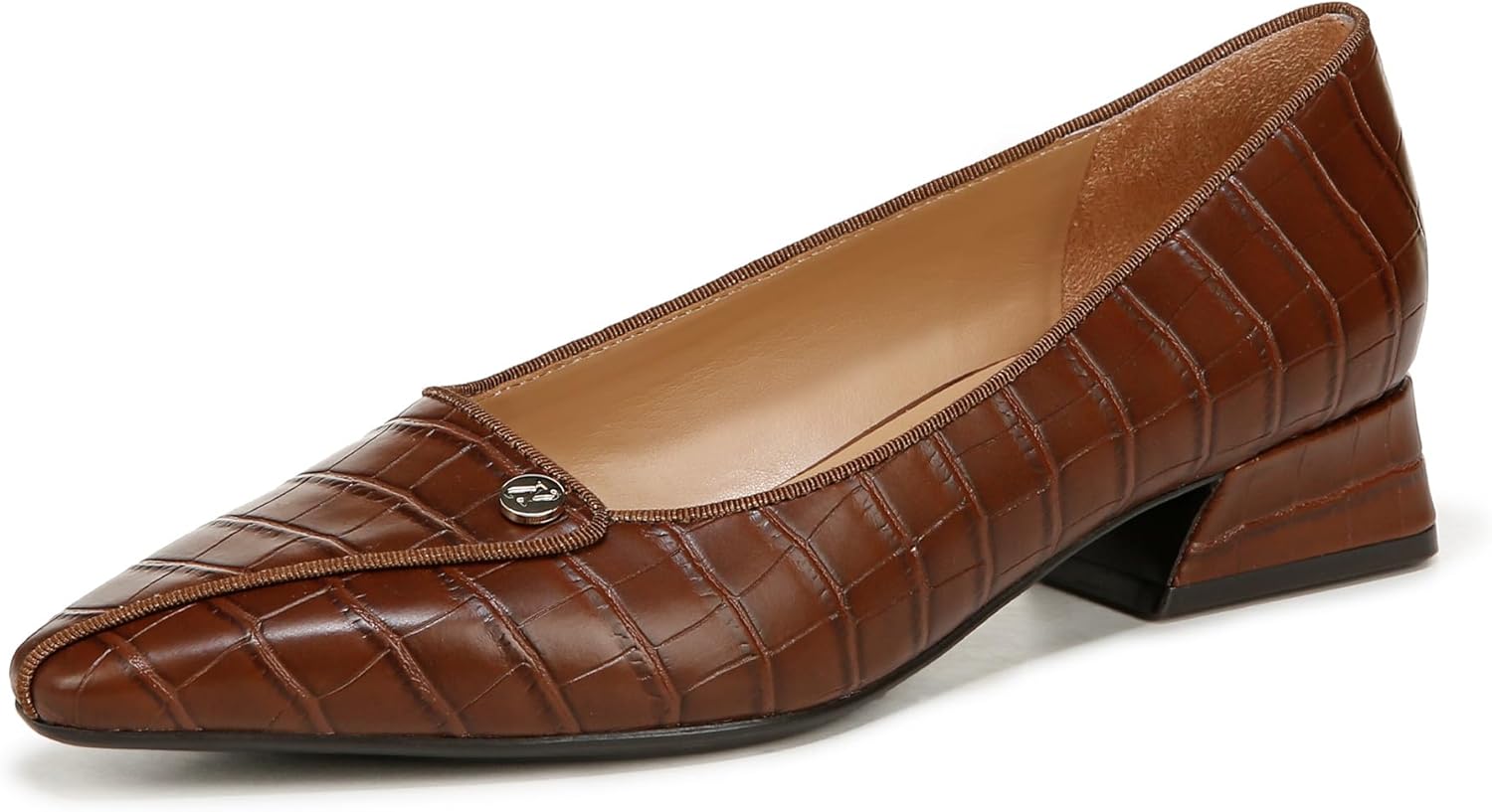 Naturalizer Womens Georgia Pointed Toe Low Block Heel Pump