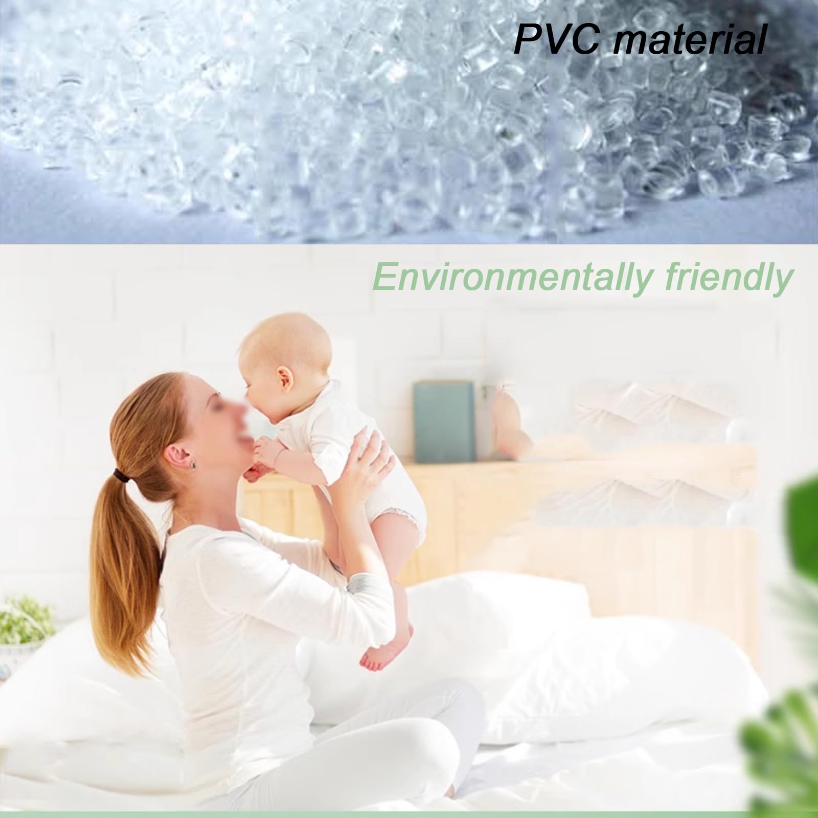 Tenda a rullo in PVC trasparente per esterni, protezione UV, antivento, copertura manuale per finestra per cucina e bagno (larghezza 155 x altezza 260 cm)