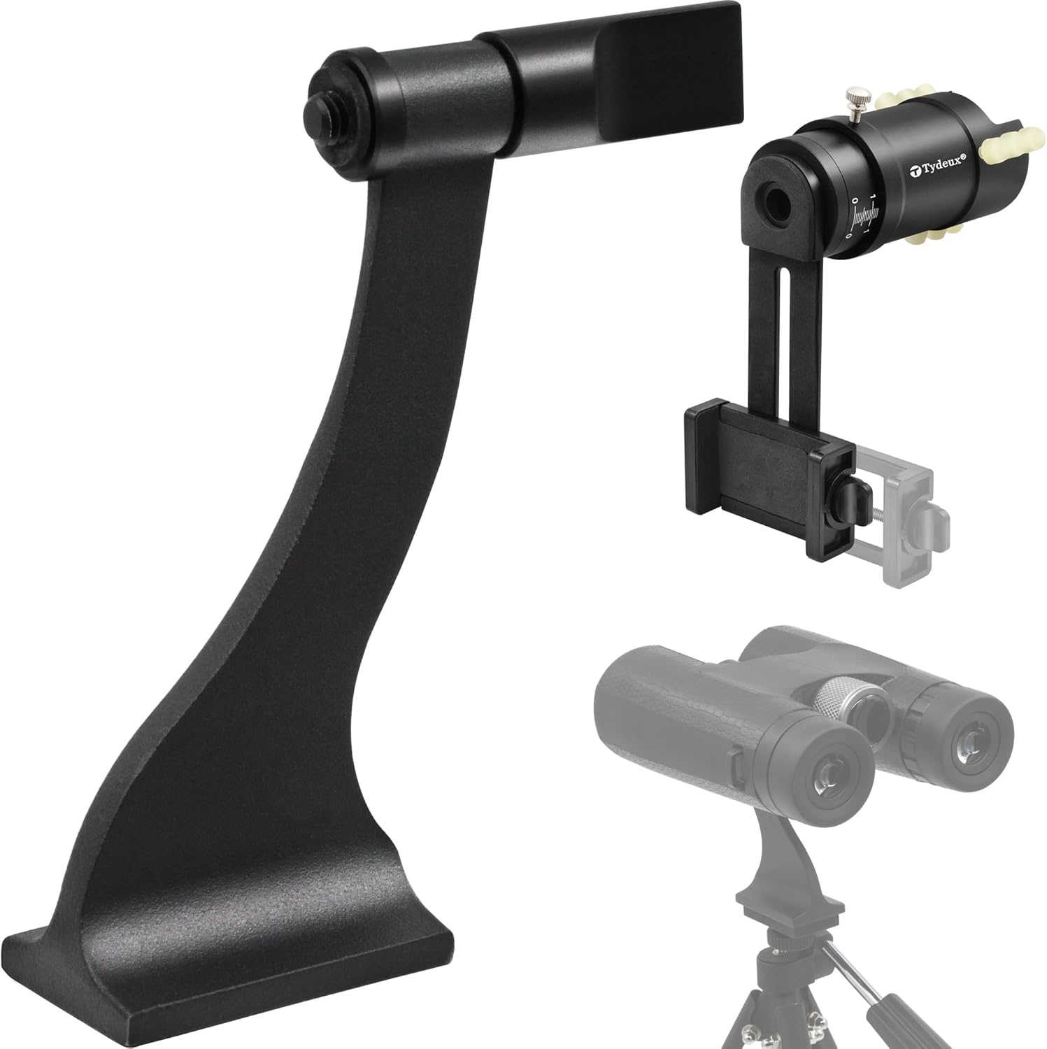 Rifle Scope Mount Camera Adapter - Bundle with Binocular Tripod Adapter