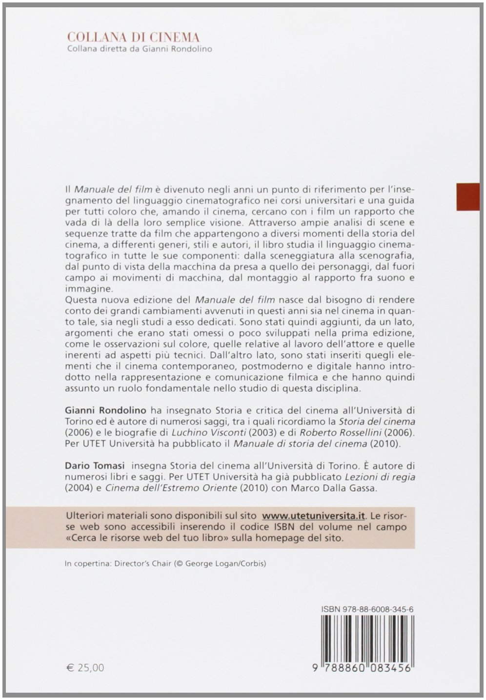Manuale del film. Linguaggio, racconto, analisi