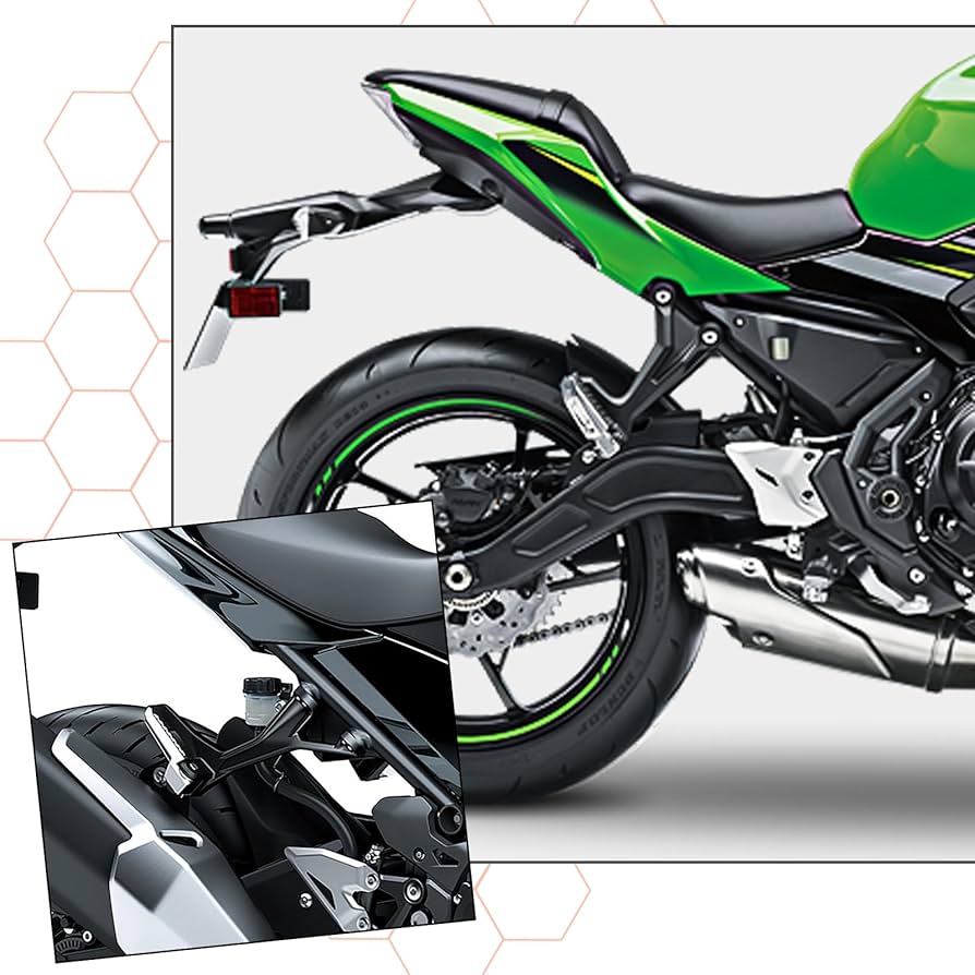 Amazon.com: FOVPLUE Rear Passenger Footrests Footpegs