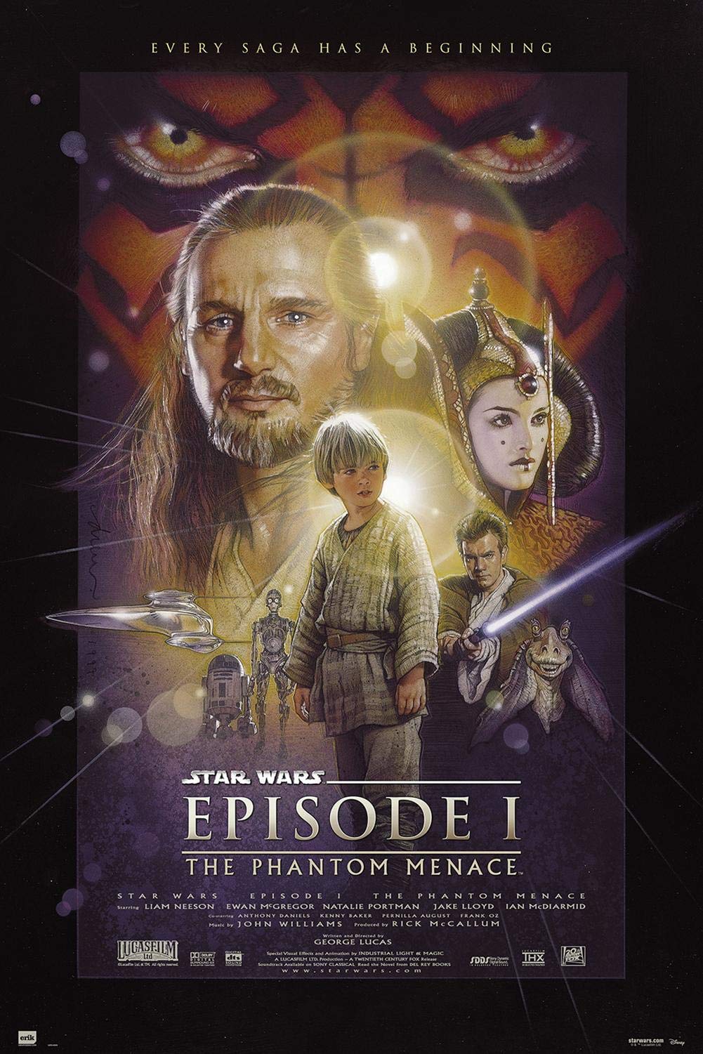 Close Up Star Wars Episode I-III zestaw 3 plakatów (61 cm x 91,5 cm)