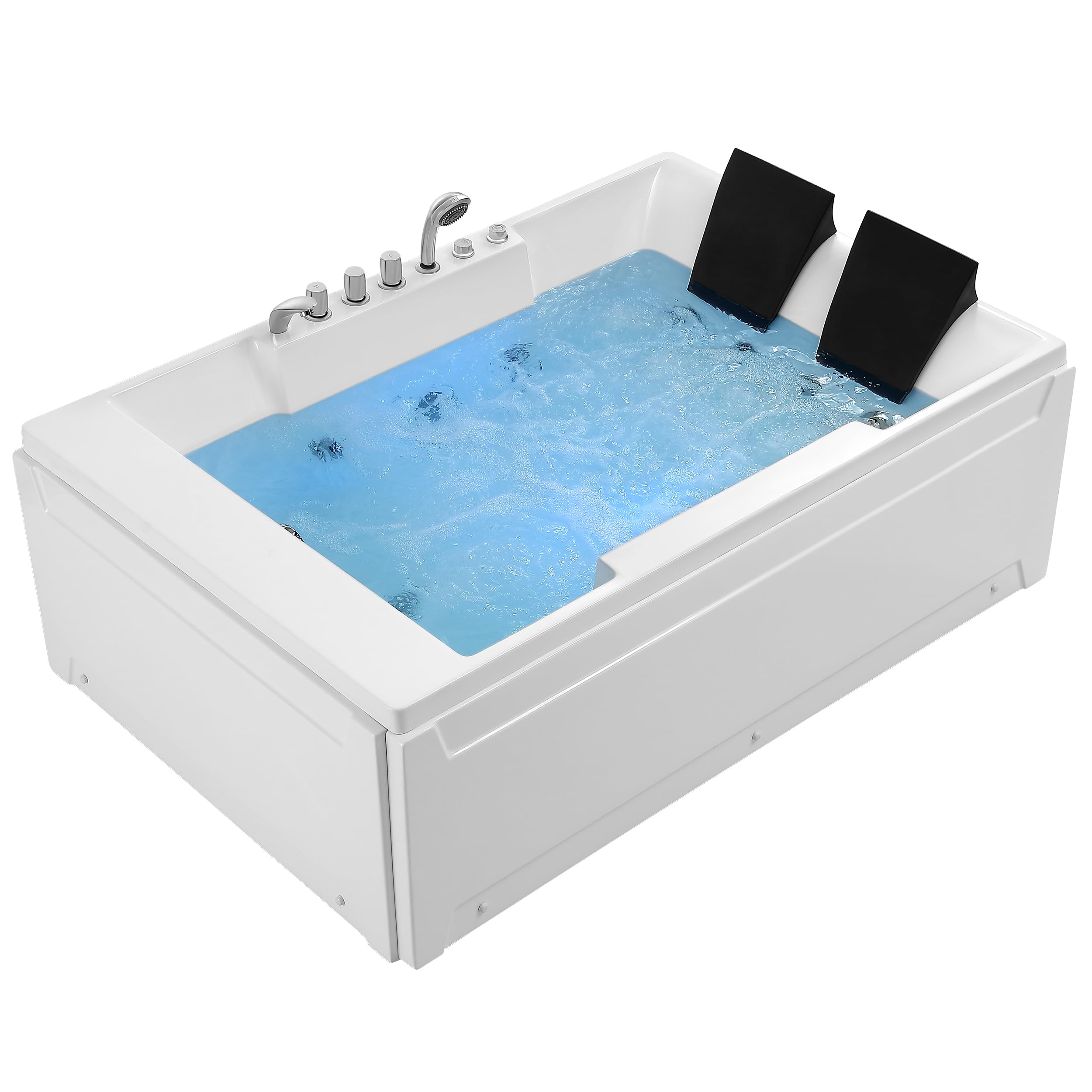 Buy Empava Whirlpool Bathtub Massage Soaking SPA Chromatherapy Jets Tub