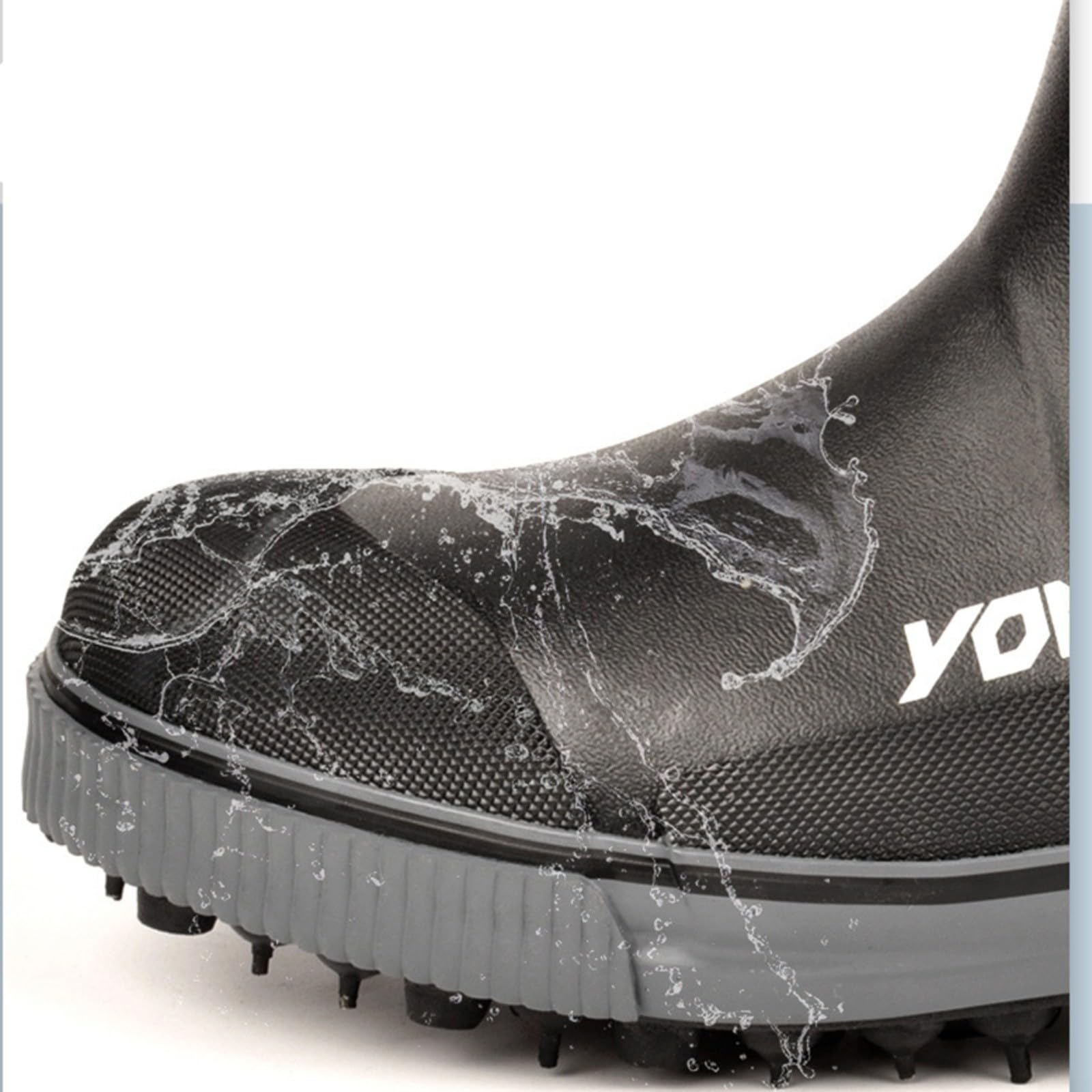 Zapatos de agua de neopreno para hombre y mujer, antideslizantes, de acero, secado rápido, para exteriores, color negro, par