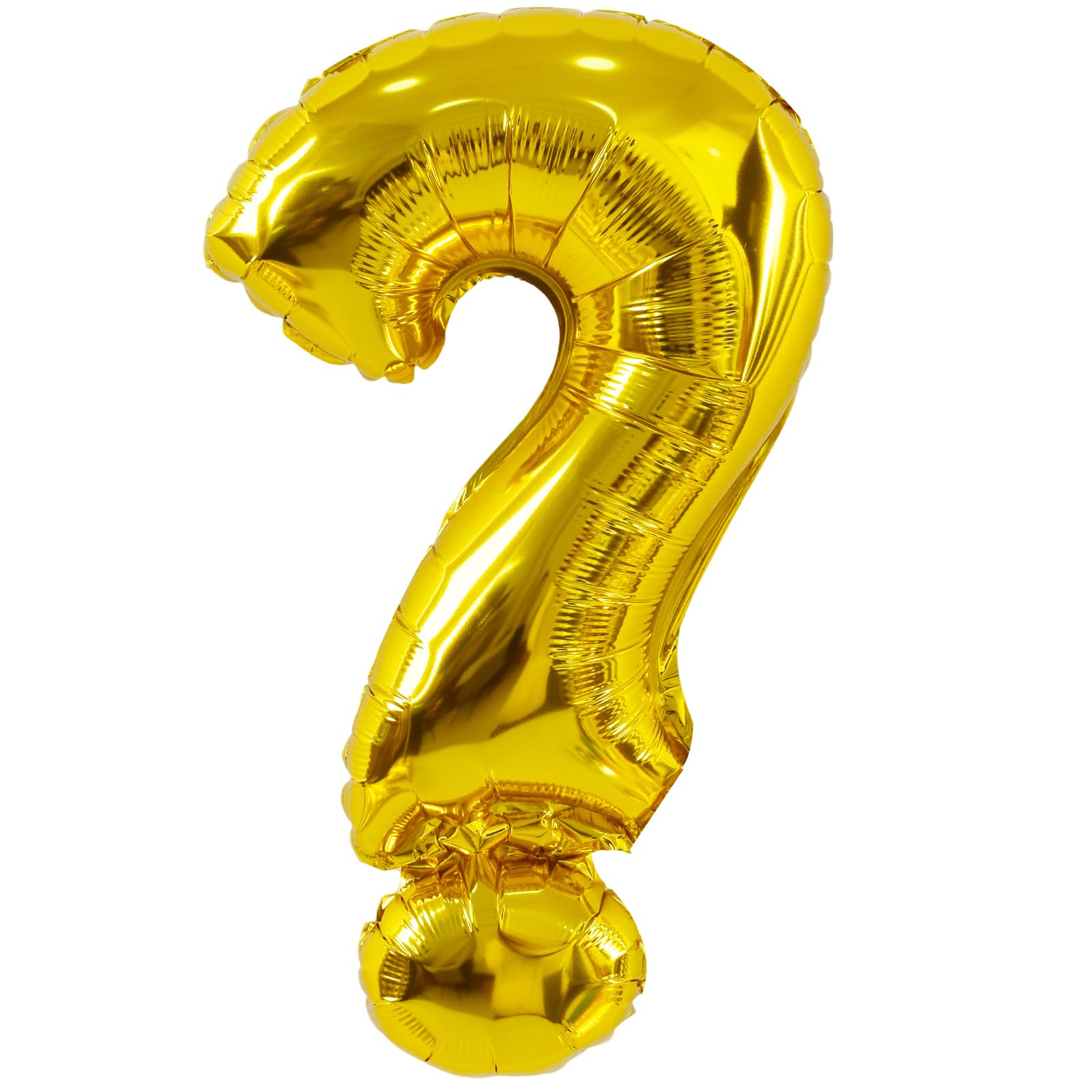 TONIFUL 16 Inch Gold Question Balloon for Party Photo Booth Decorations