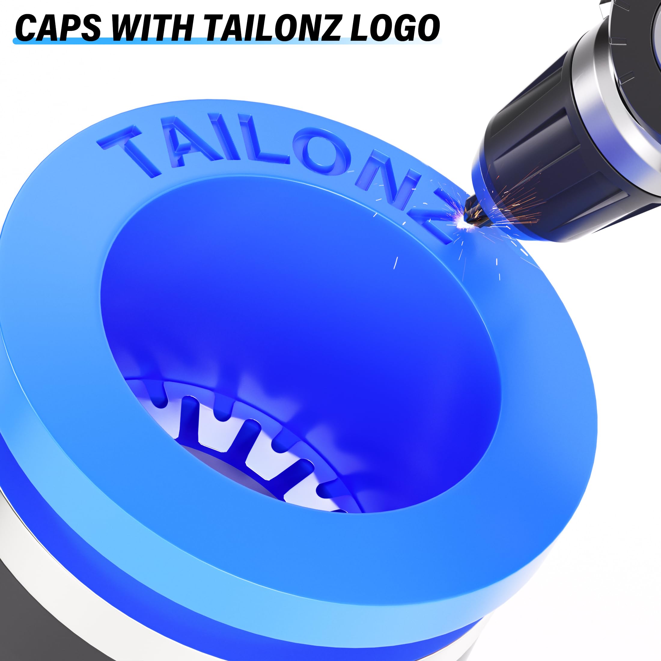 TAILONZ PNEUMATIC Connettori dritti a spinta in plastica Connettori a sgancio rapido Raccordi per tubi 6 8 10 12 14 (50 pezzi)