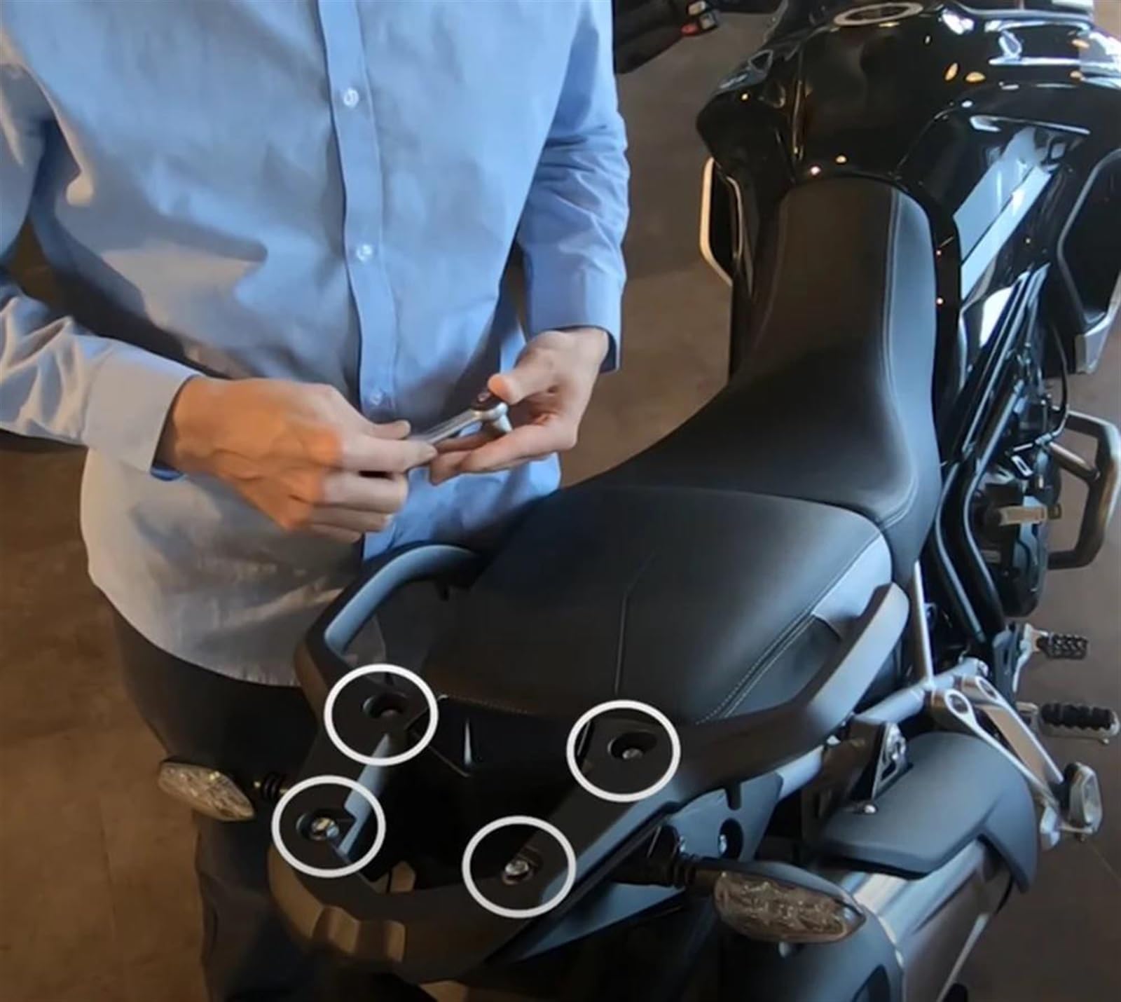 Motorradgepäckträger Hinten, Ablage, Topcase-Halterung Für Triumph Tiger 900 Rally 2020-2023 2021 2022