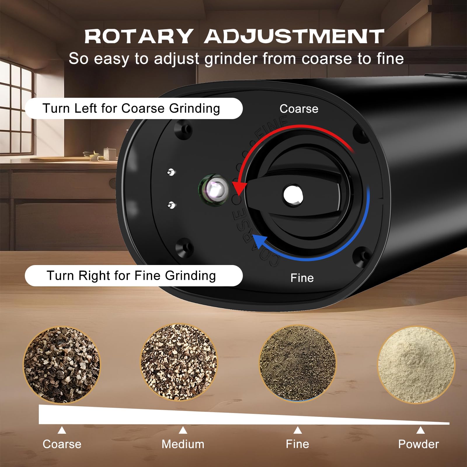 Macinacaff&egrave; Elettrico ProfiCook PC-EKM 1205 | Macina Conica Acciaio Inox, 16 Livelli Macinatura