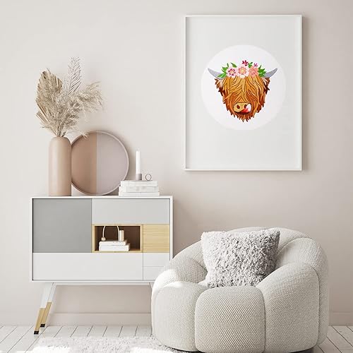 Miniatura 49 de Louise Maelys Kits de bordado cardenal para principiantes con patrón de flor de pájaro, kit de punto de cruz para adultos, kit de punto de cruz