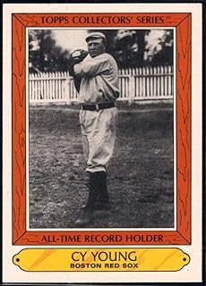 1985 Woolworth Topps Collectors' Series #44 Cy Young Boston Red Sox Baseball