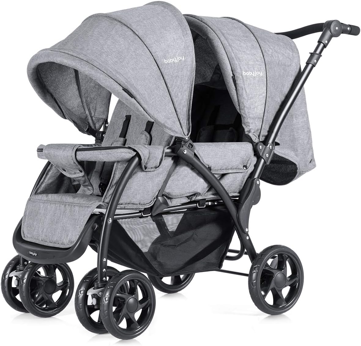 COSTWAY Poussette Double pour Jumeaux 