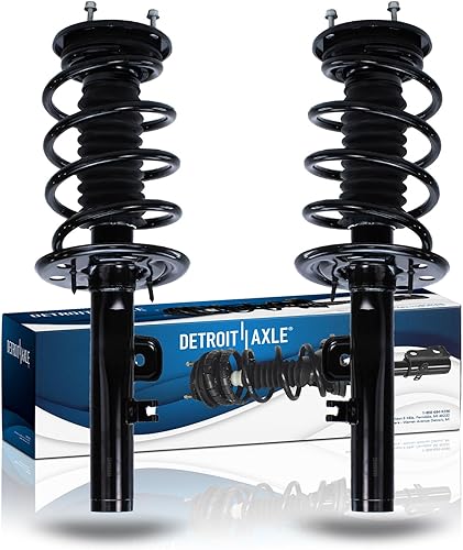 Miniatura 63 de Detroit Axle - 2 puntales delanteros para Chevrolet Aveo Aveo5 Pontiac G3 Wave, 2 puntales con suspensión de reemplazo de montaje de resorte