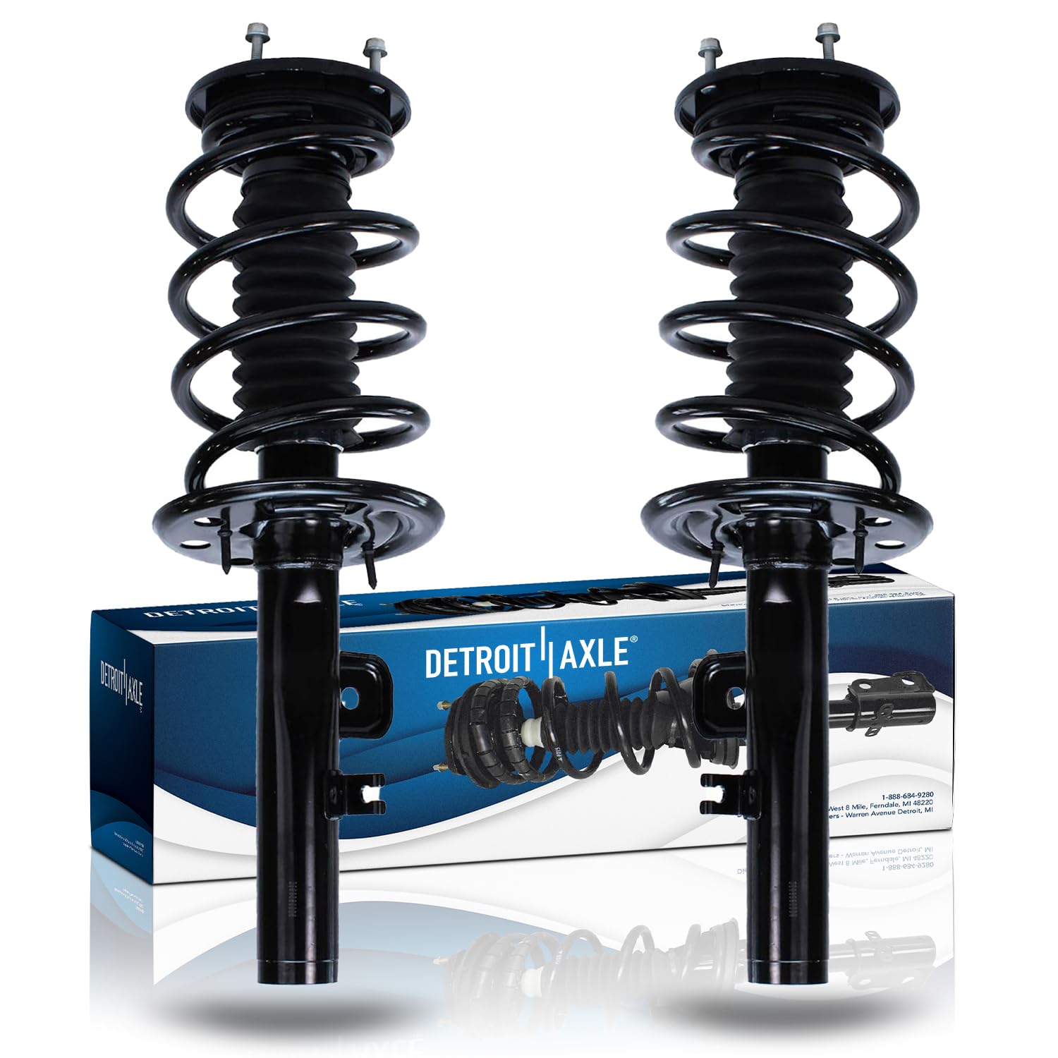 Detroit Axle - Front Struts for 2009-2012 Ford Flex [Non-Turbo]