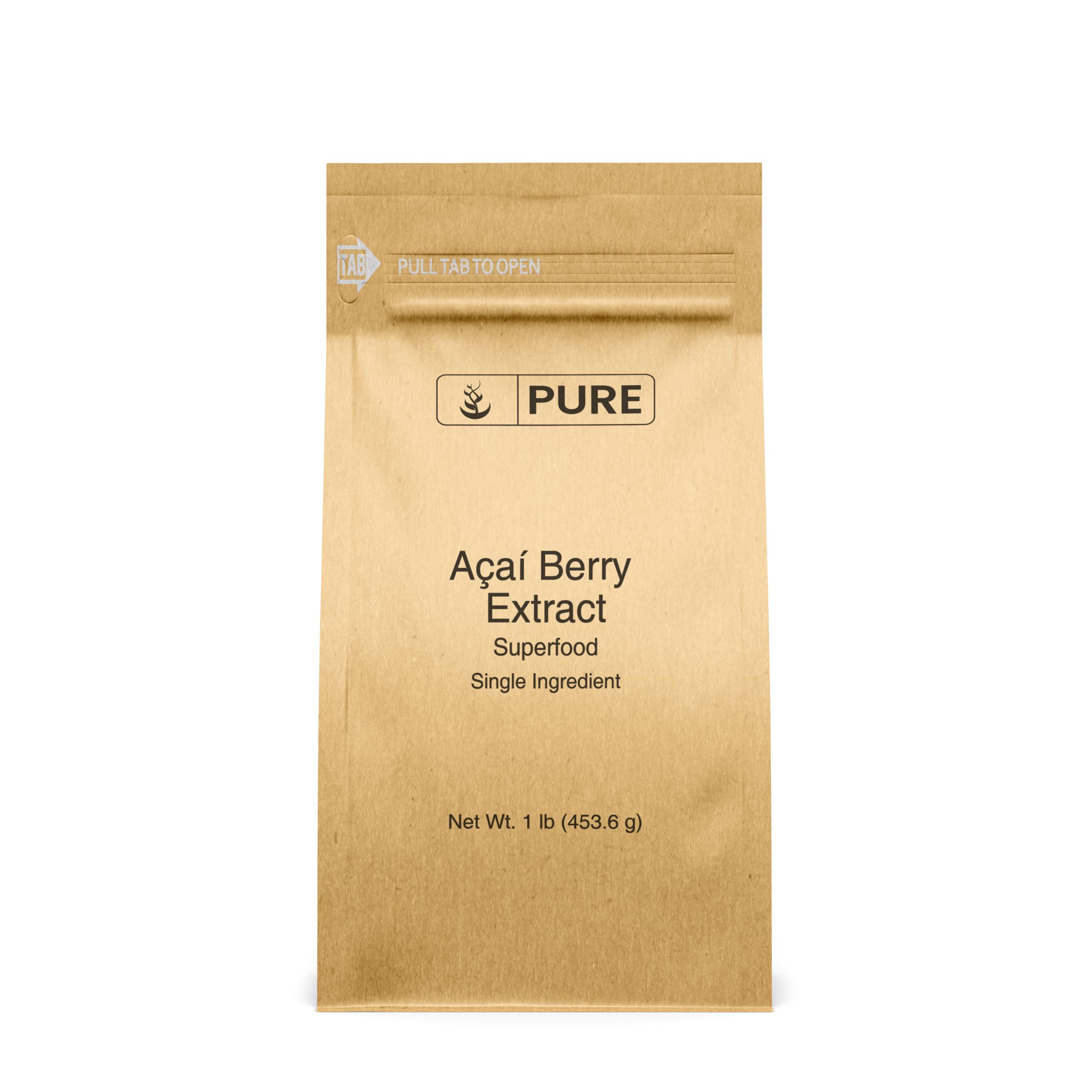 Pure Original Ingredients Acai Powder (1 lb) Superfood, Vegan, Non GMO