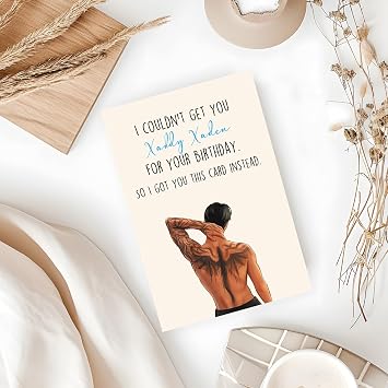 ICOOLYI Funny Birthday Card for Her, Bestie, Humorous Gift for Fantasy Book Lovers or Best Friends, Fourth Wing-Inspired Card