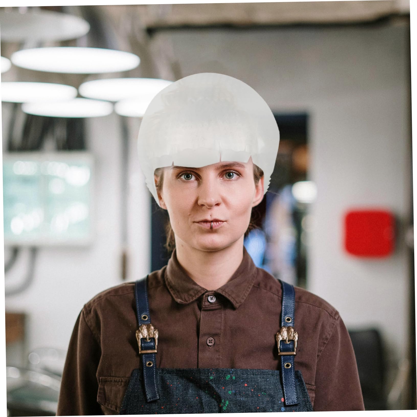 COLLBATH Gorro De Silicona Para Mechas Profesional Reutilizable Con Agujeros Preperforados Para TeñIr Y Tratamientos De Cabello En SalóN