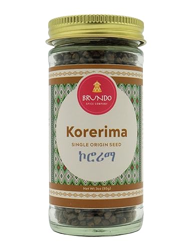 Korerima etíope  Cardamomo negro auténtico seleccionado a mano y procesado "Granos del Paraíso"  Cosechado e importado de Etiopía  Sin OMG  Orgánico