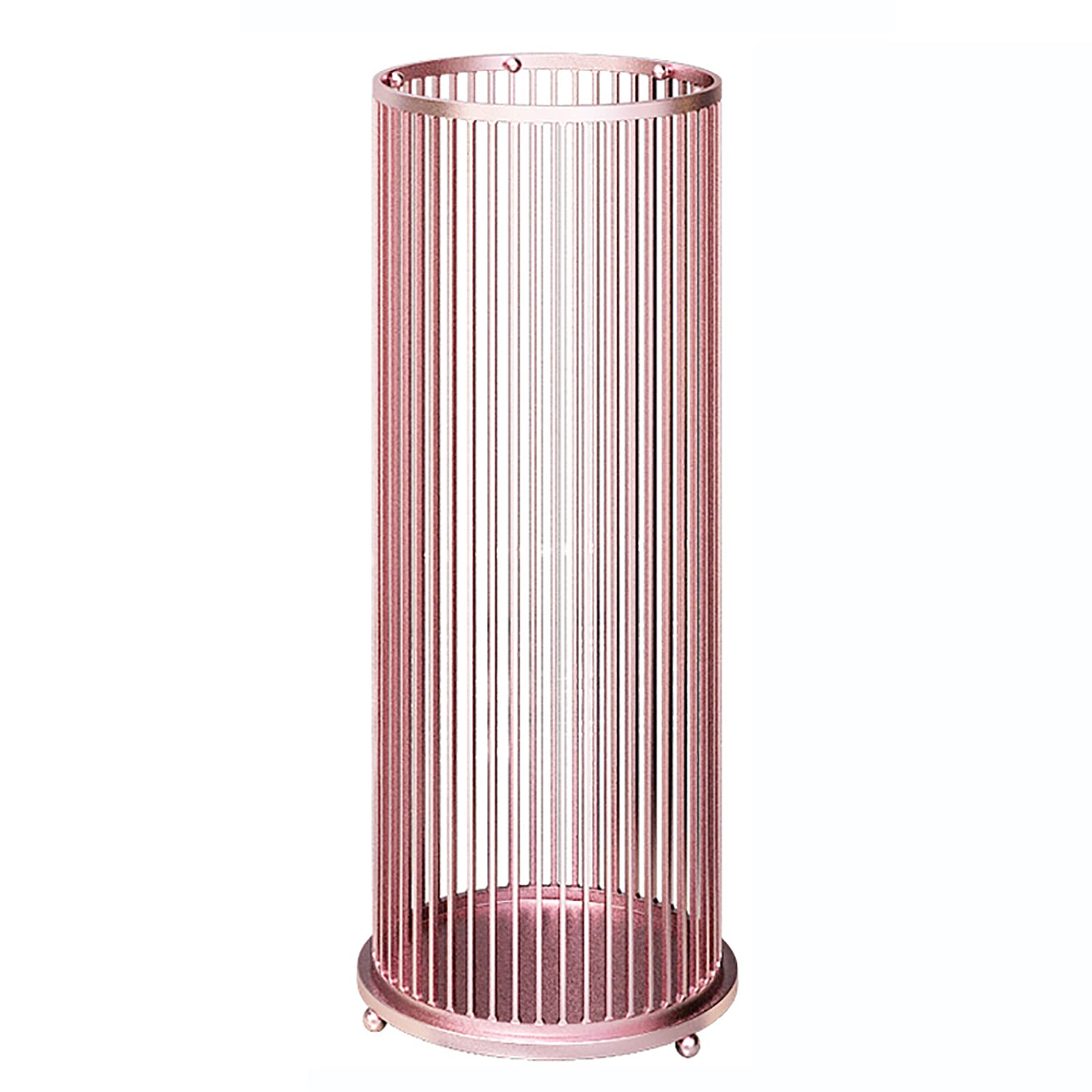 Porte-parapluies entrée support de rangement métallique avec bac