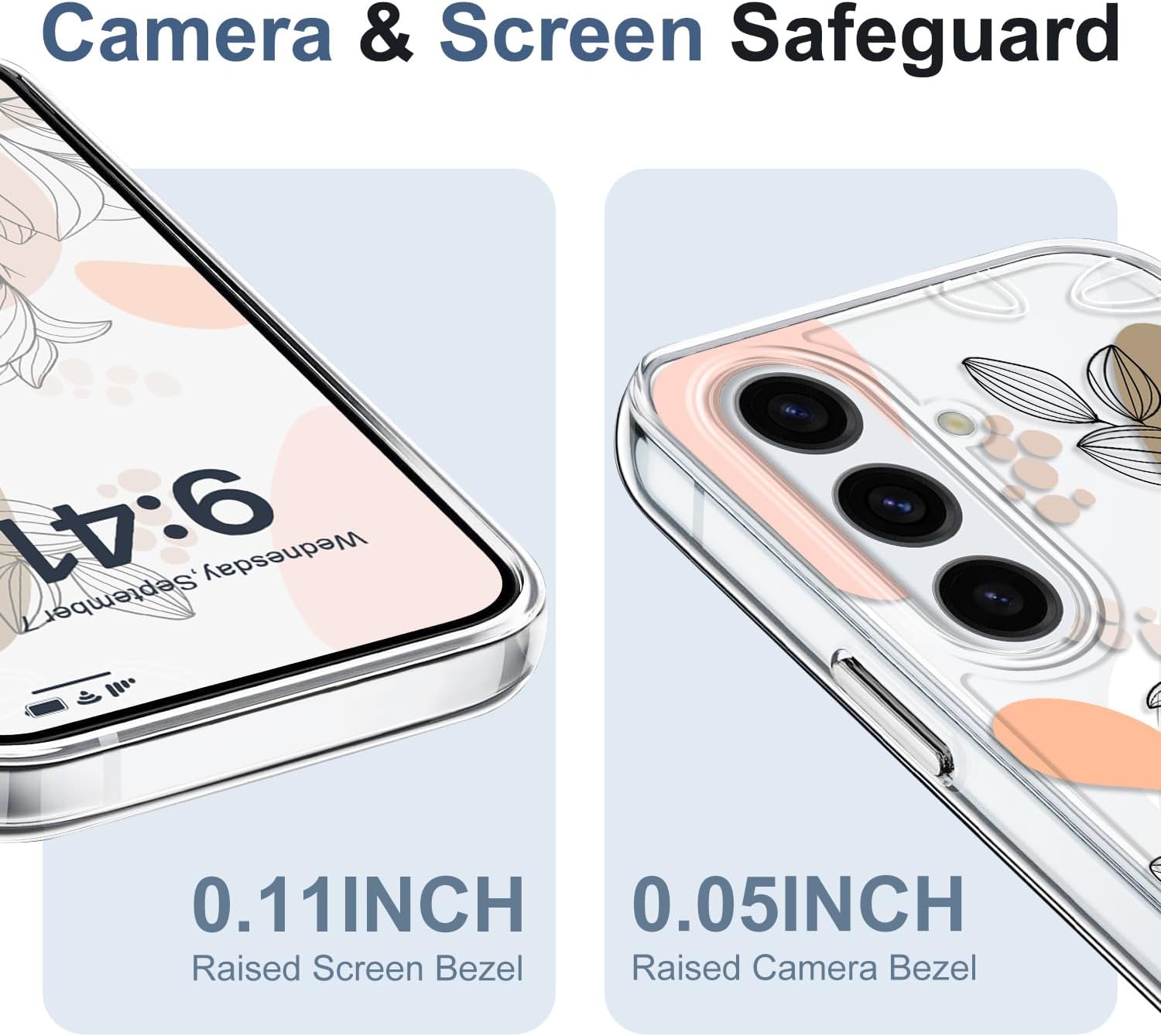 for Samsung Galaxy S25 Magnetic Case, Compatible with MagSafe Clear Anti Shock Fashion Design for Samsung S25 Phone Cover 6.2 inch， Line Flowers