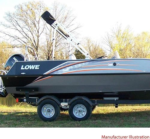 Miniatura 4 de Lowe Boat Graphic Decal Stickers 2249157  SD 224 Negro Naranja (juego de 2)