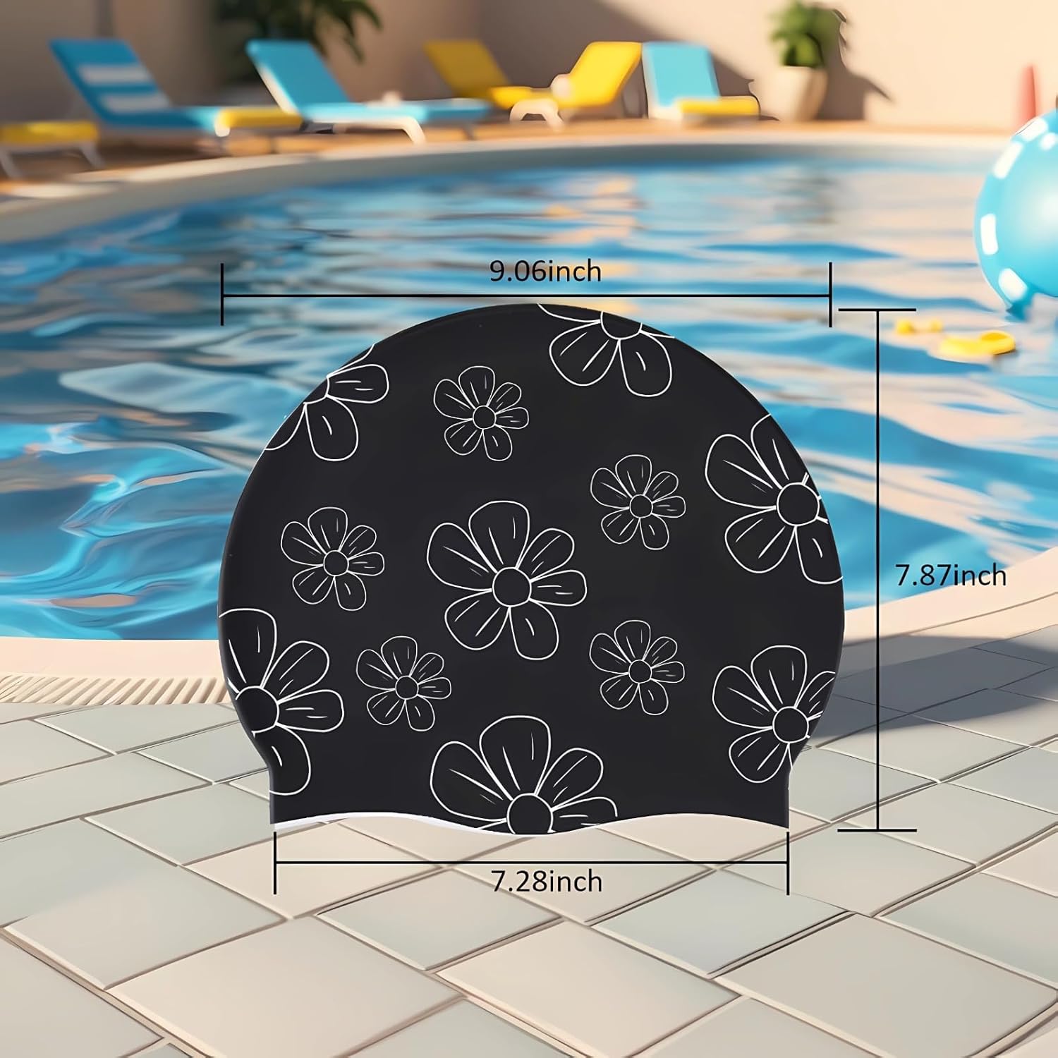 Silicone Swim Cap – Multiple Styles & Sizes