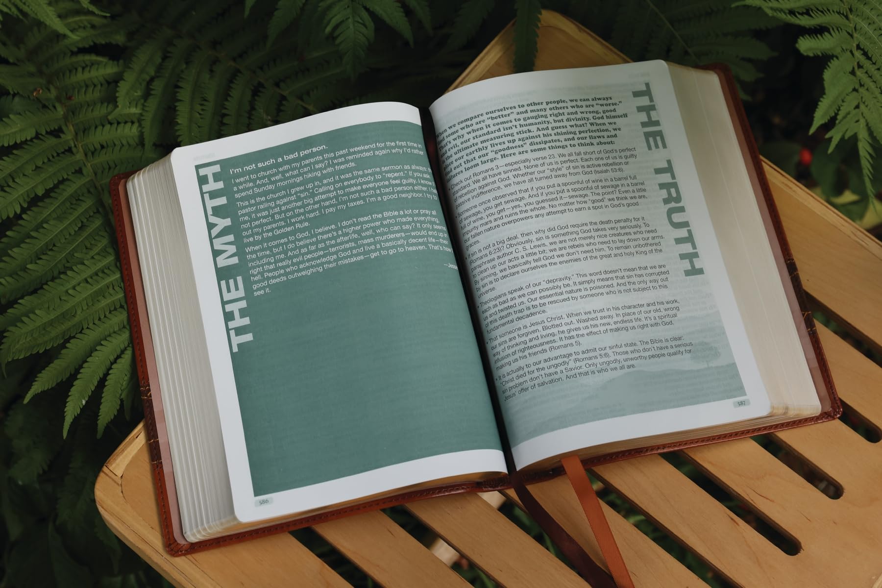Rooted: The NIV Bible for Men, Leathersoft, Brown, Comfort Print: Shaping Men for Faithful Living in Today’s World