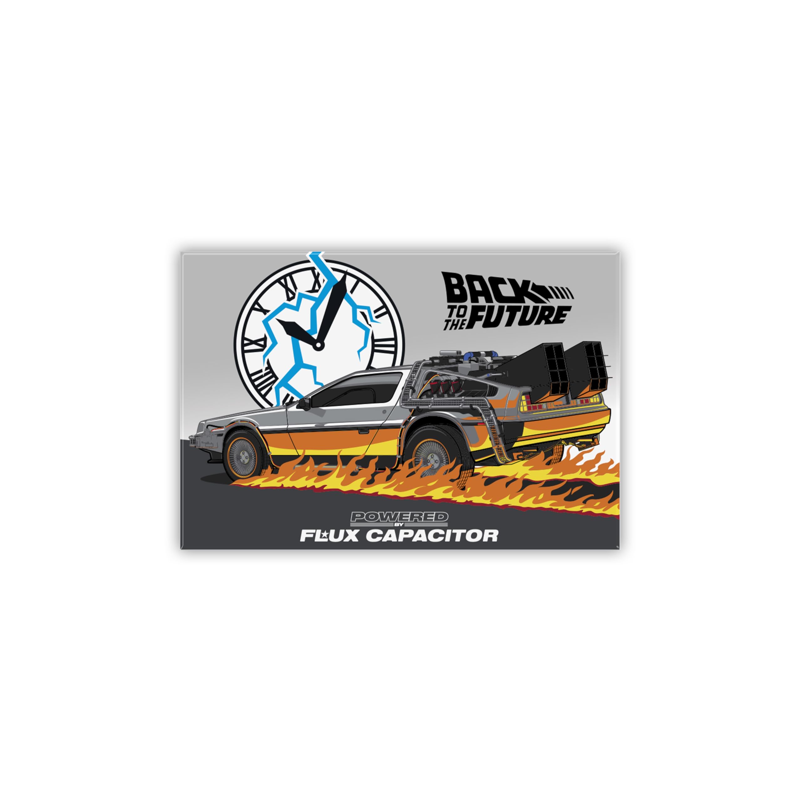 Abystyle Multicolored - Back To The Future Delorean Standard Magnet