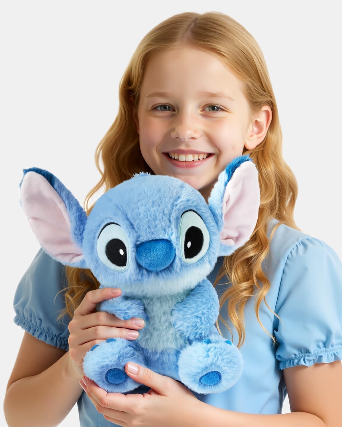 MINISO Disney 16" Stitch Plush Toys - Cute Lilo & Stitch Stuffed Animal Collectible Super Soft Stitch Plushies Gifts for Kids Boys Girls Adults & Disney Fans