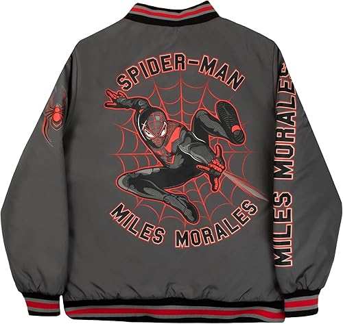 Miniatura 2 de Marvel Superheroes - Chaqueta bomber para niño, Spider-Man, Miles Morales, Black Panther, Ghost-Spider, Venom Bomber para niños