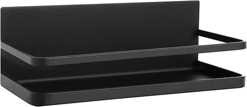 Miniatura 12 de Estante magnético para especias de un solo nivel, estante organizador de especias para refrigerador, fácil de instalar en el lado del refrigerador