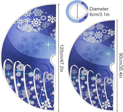 Miniatura 70 de Falda de árbol de Navidad para el día de cumpleaños, falda de árbol de 36 pulgadas para tartas, faldas de árbol de Navidad, tapete de pie de árbol