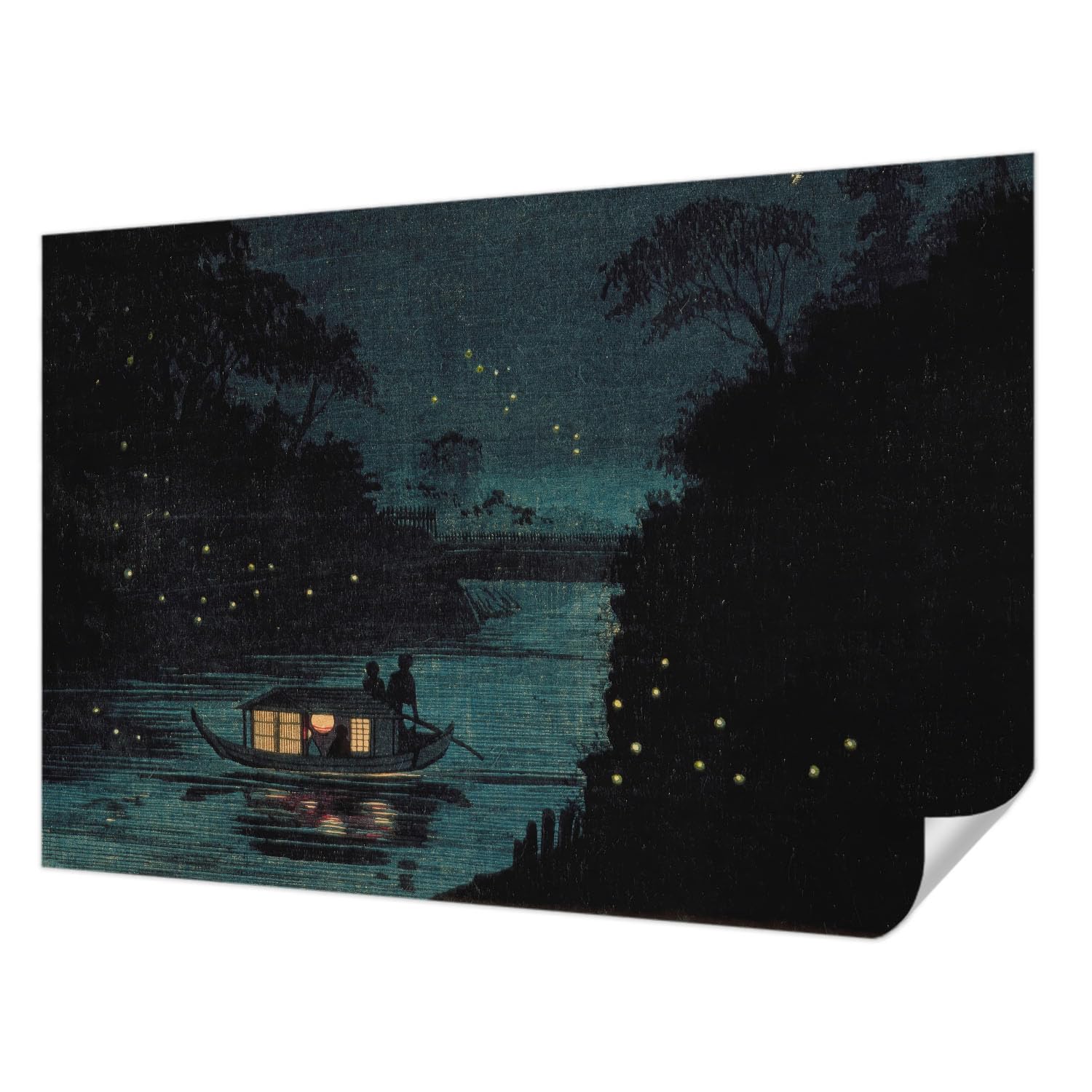 Papel pintado autoadhesivo moderno 152x104 fotográfico Tulup Luces de la tarde pared