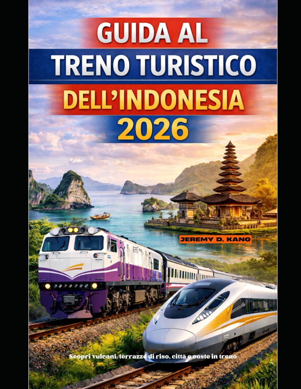 GUIDA AL TRENO TURISTICO DELL'INDONESIA 2026: Scopri vulcani, terrazze di riso, città e coste in treno: 75 (The Train Traveler Series)