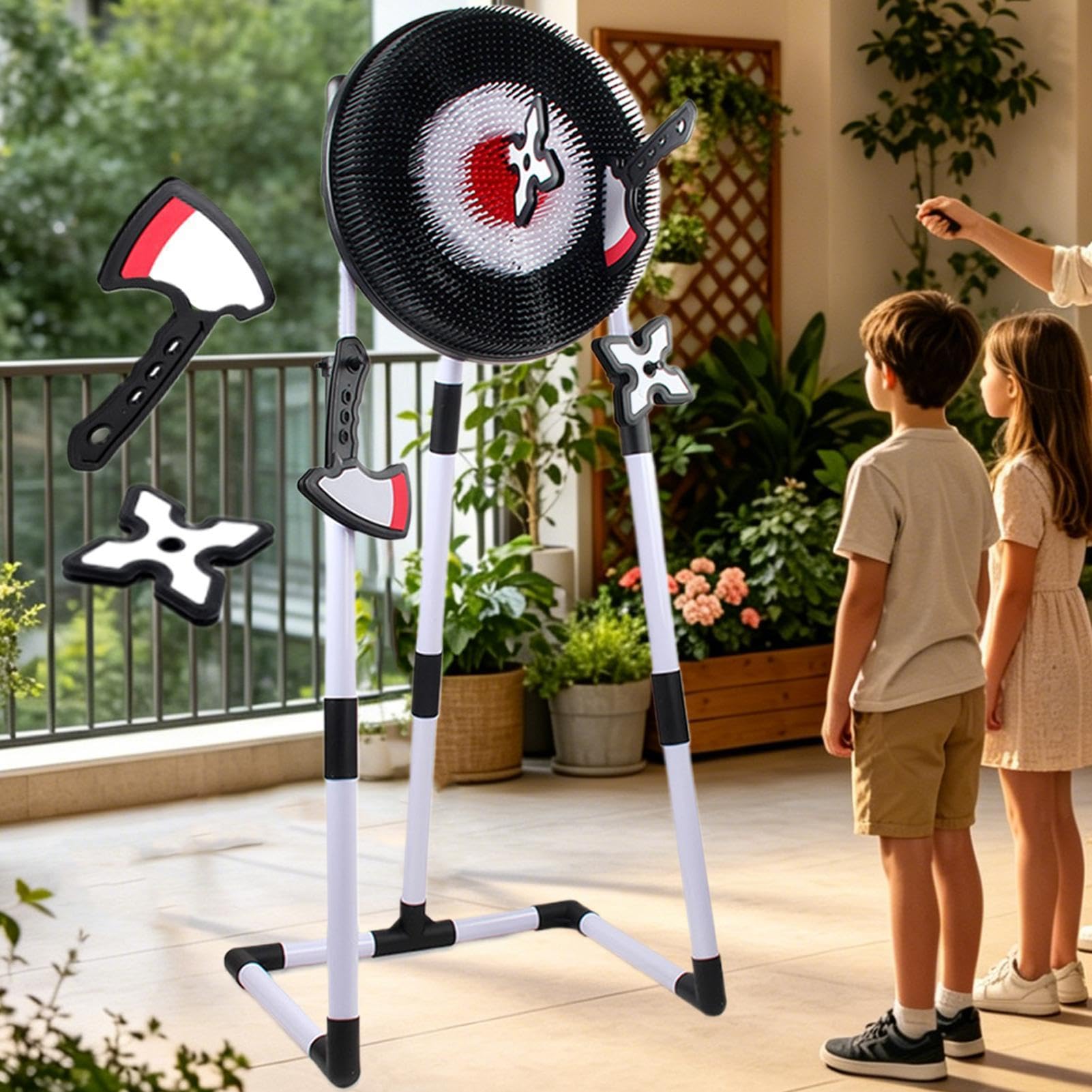 Gioco di lancio per il cortile posteriore, set di bersagli, gioco di lancio di ascia piccola, per picnic, scuola, parco, spiaggia, campeggio all'aperto, carnevale, cortile, prato e giardino