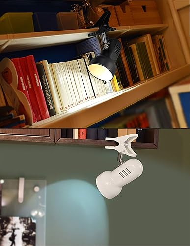 Miniatura 6 de Lámpara de trabajo con abrazadera LED, cabezal giratorio de 360 de 5 W, luz de banco de trabajo ultra brillante, lámpara de escritorio con clip, 3
