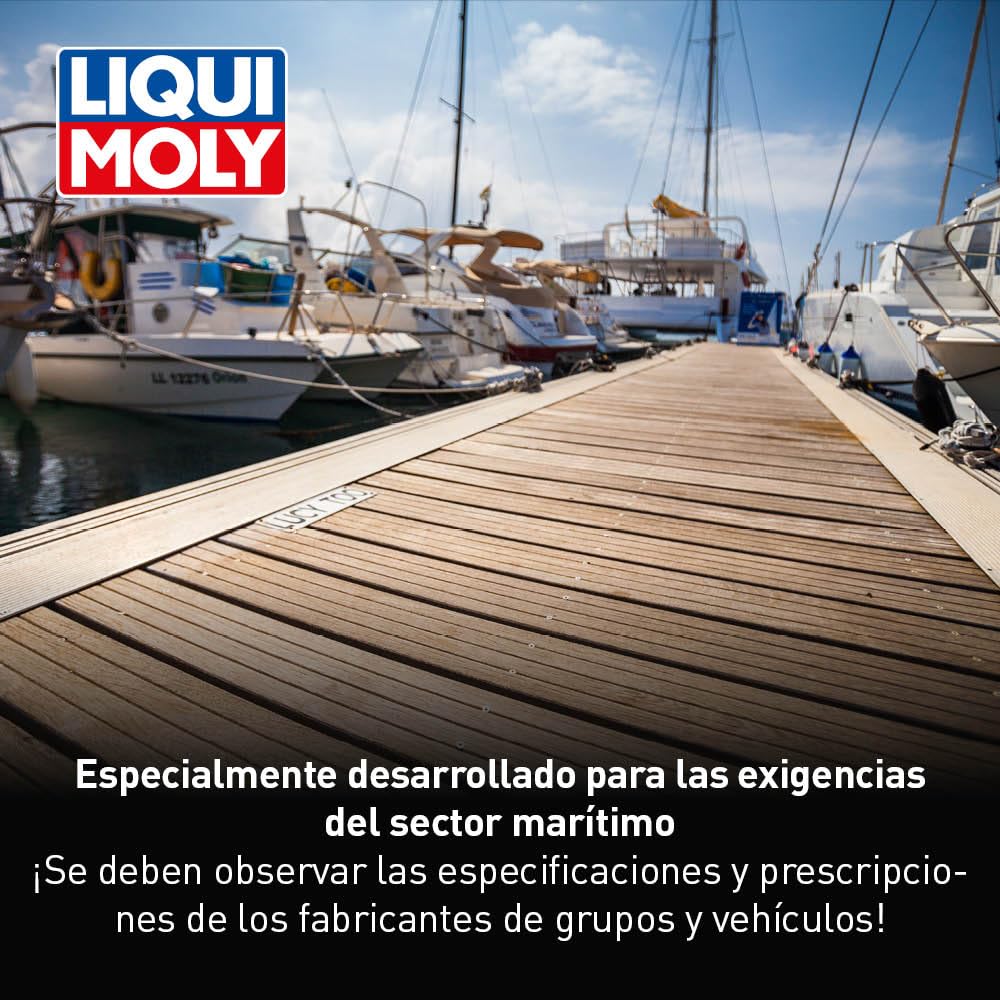 LIQUI MOLY Marine 4T Motor Oil 15W-40 | 5 L | Aceite de motor mineral de arranque | 25016