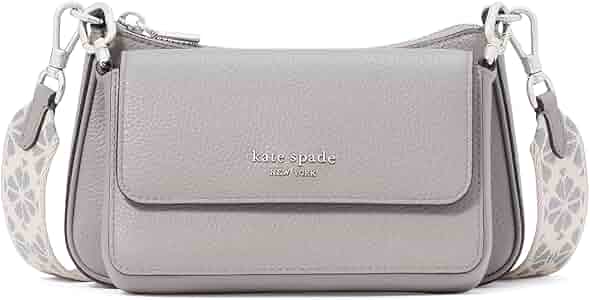 kate spade NEW YORK - kayo6/2まで kate spade new york Double Up Pebbled Leather W-Sf Webbed