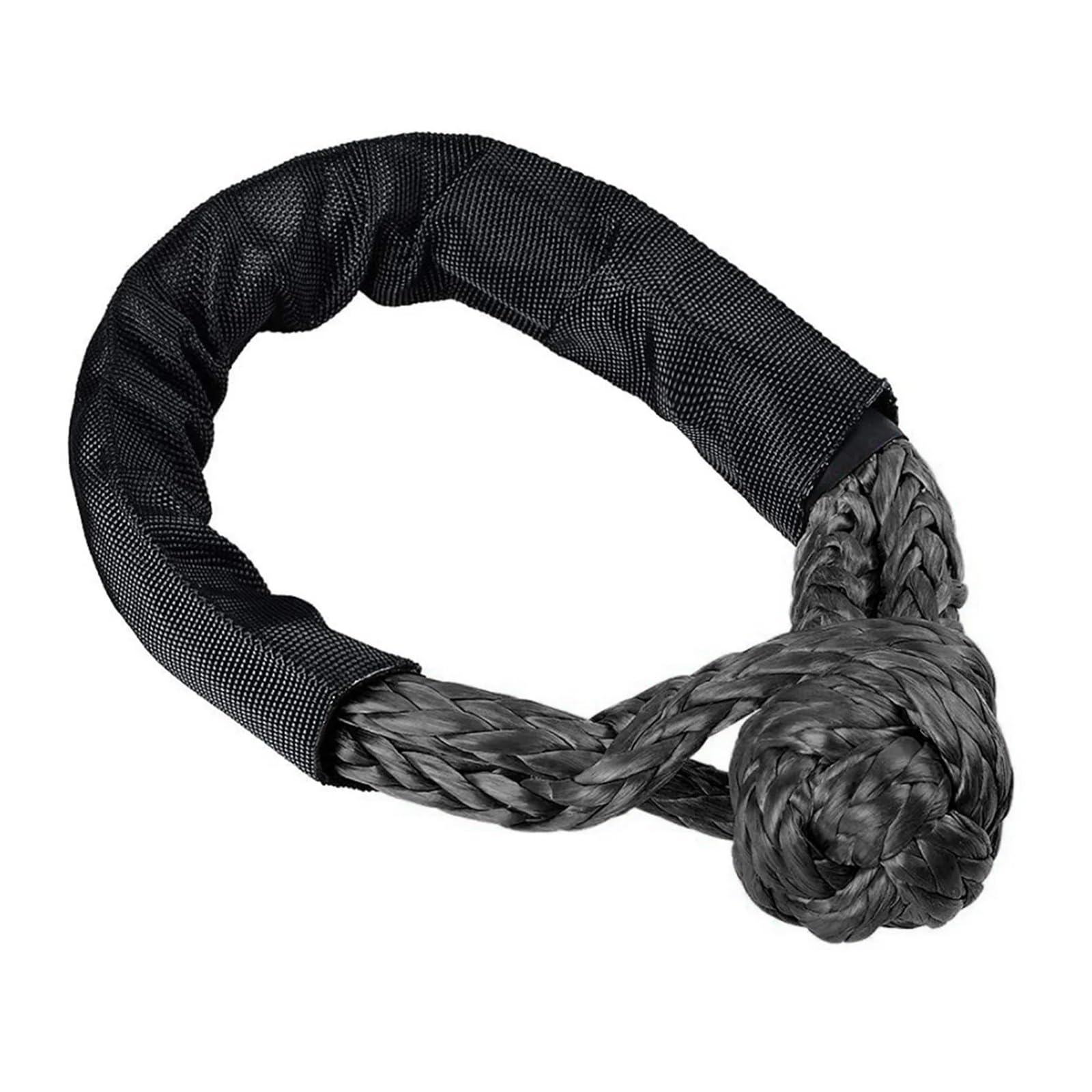Cinghia di traino per impieghi gravosi Cinghia di traino for impieghi gravosi, gancio di traino morbido, fune sintetica, cinghia di traino for recupero fuoristrada, blocco di strappo